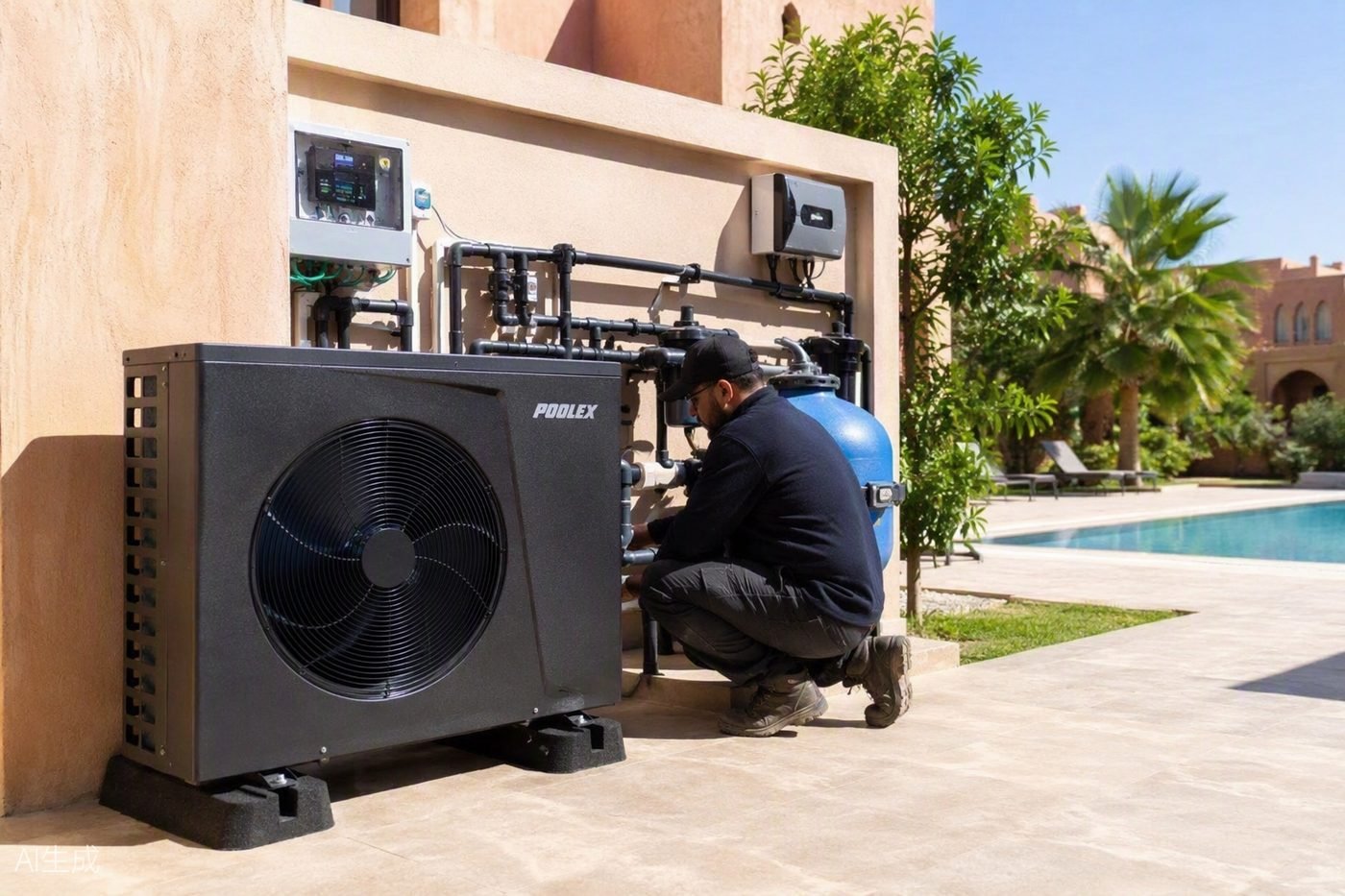 Chauffage piscine — Targa