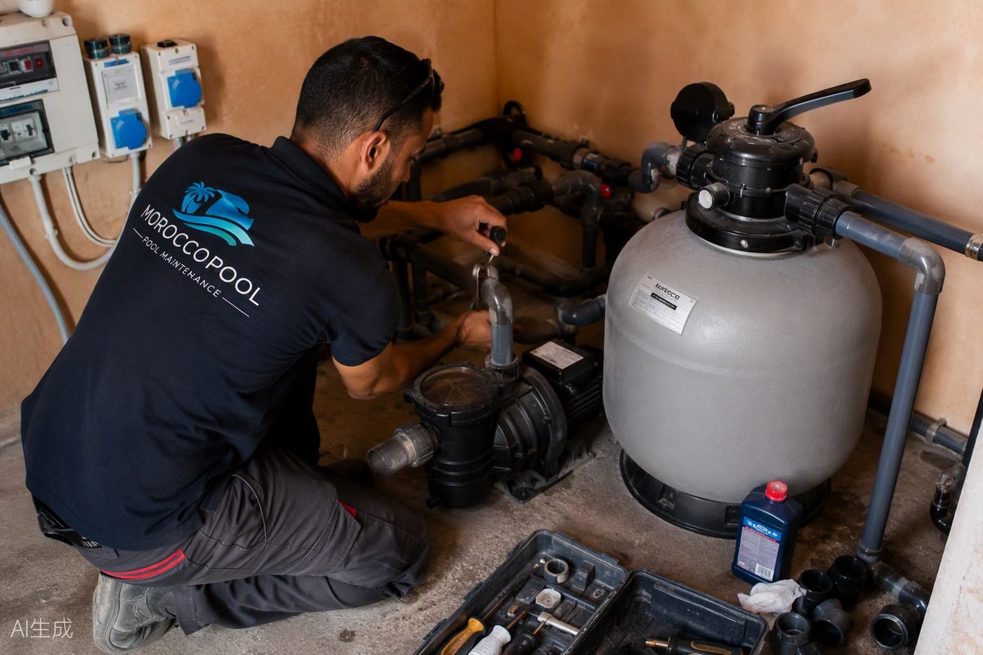 Réparation pompe et filtration — Targa
