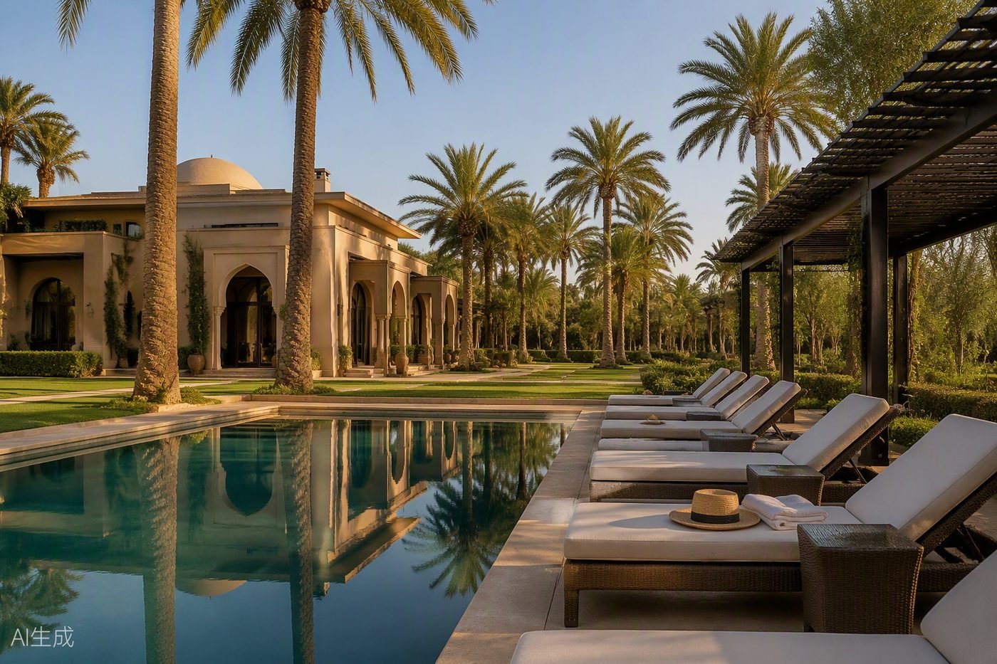Entretien piscine Targa — Marrakech